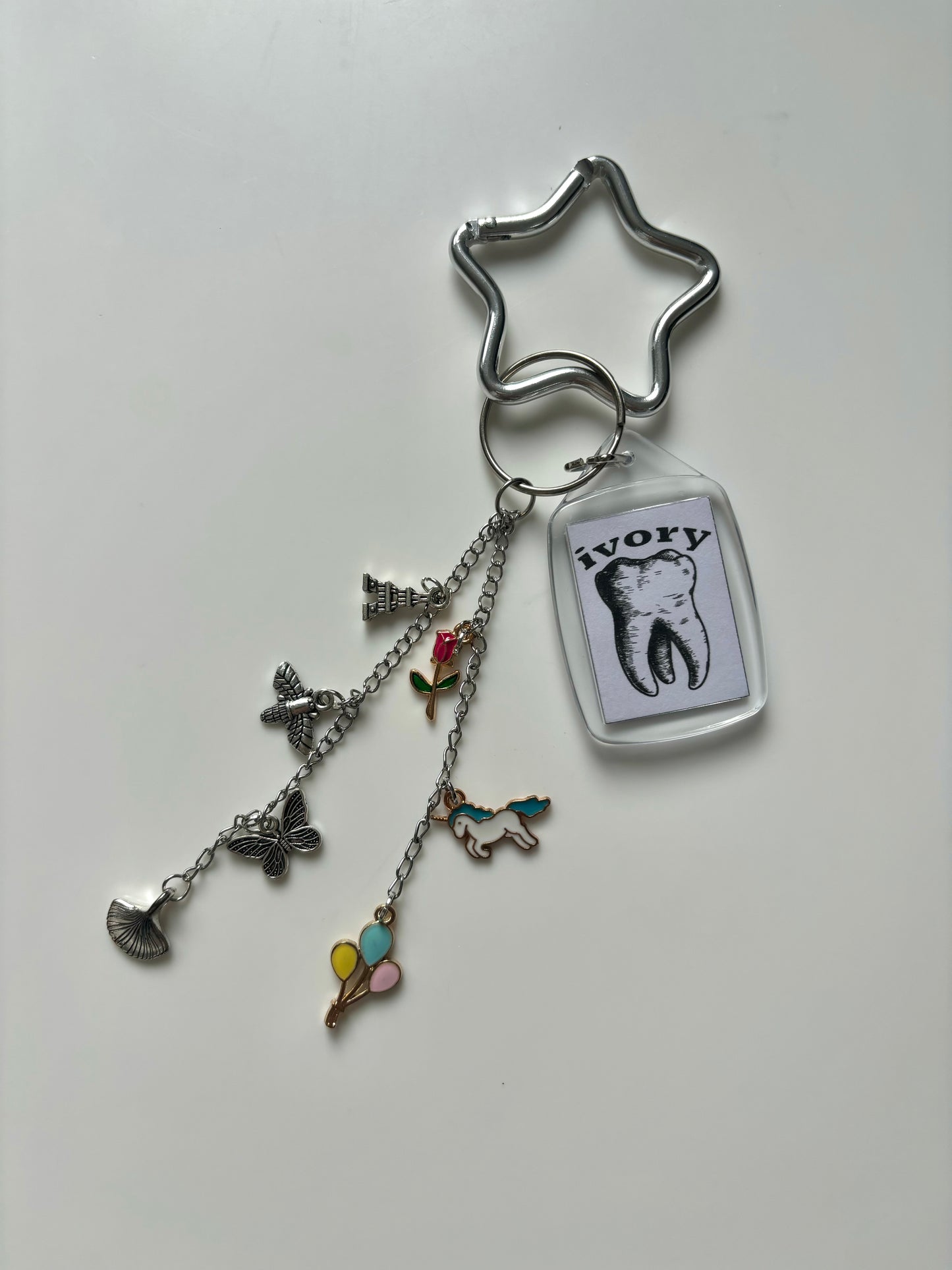 Ivory Tooth Keyring