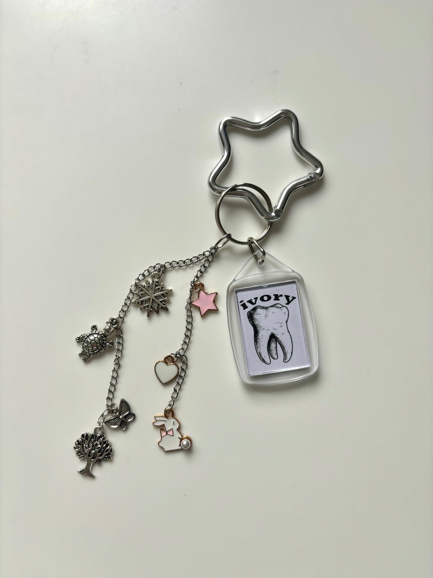 Ivory Tooth Keyring